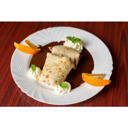 Pipacs pali (meggyel töltve, csoki öntettel)